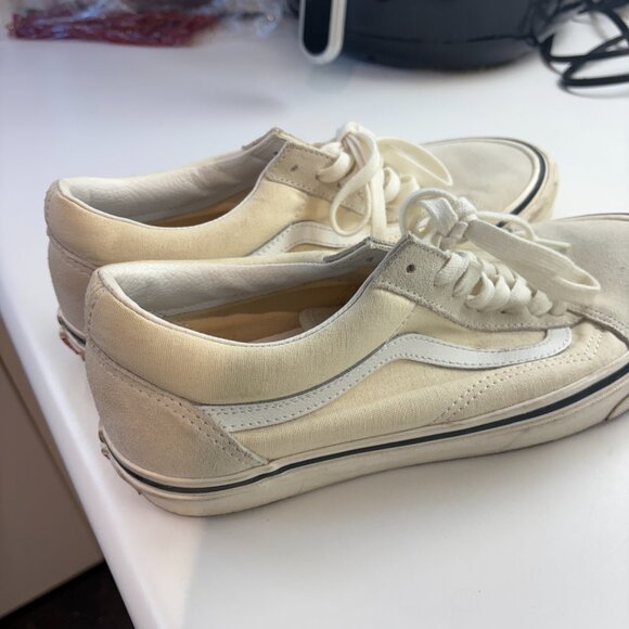 Vans Style 36 Sneakers – All Cream/White, Men’s 9 / Women’s 10.5 – Like New - Picture 2 of 6